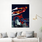 Marvel: Spider-Man and Iron Man by Dan Avenell on GIANT ART - black digital drawing