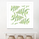 Fern pattern by Polina Ganzina on GIANT ART - white mixed media