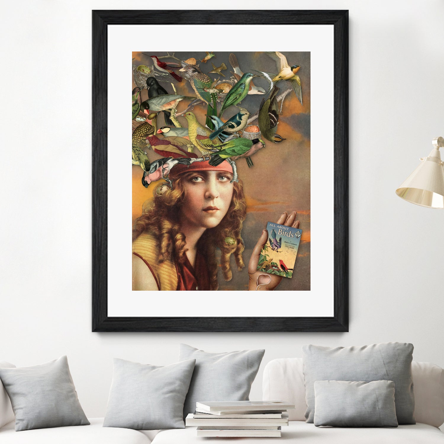 bird brain 2, all about birds by Julia Lillard on GIANT ART - brown photo manipulation