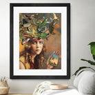 bird brain 2, all about birds by Julia Lillard on GIANT ART - brown photo manipulation