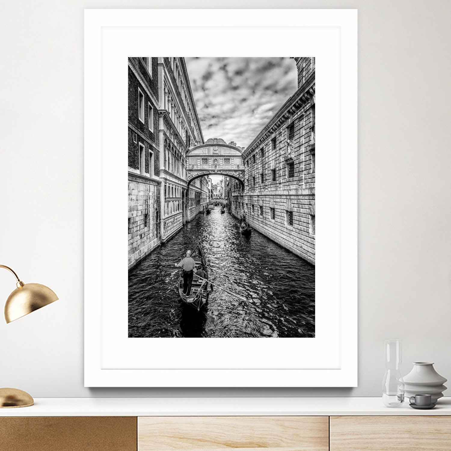 Bridge of Sighs, Venice by andrea picchi on GIANT ART - gray photo illustration