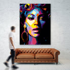 Beyonce xo by TM store 1 on GIANT ART - blue digital painting