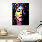 Beyonce xo by TM store 1 on GIANT ART - blue digital painting