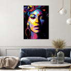 Beyonce xo by TM store 1 on GIANT ART - blue digital painting