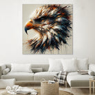 Powerful Eagle by Isabel Cerdá Muñoz on GIANT ART - brown digital painting