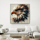 Powerful Eagle by Isabel Cerdá Muñoz on GIANT ART - brown digital painting