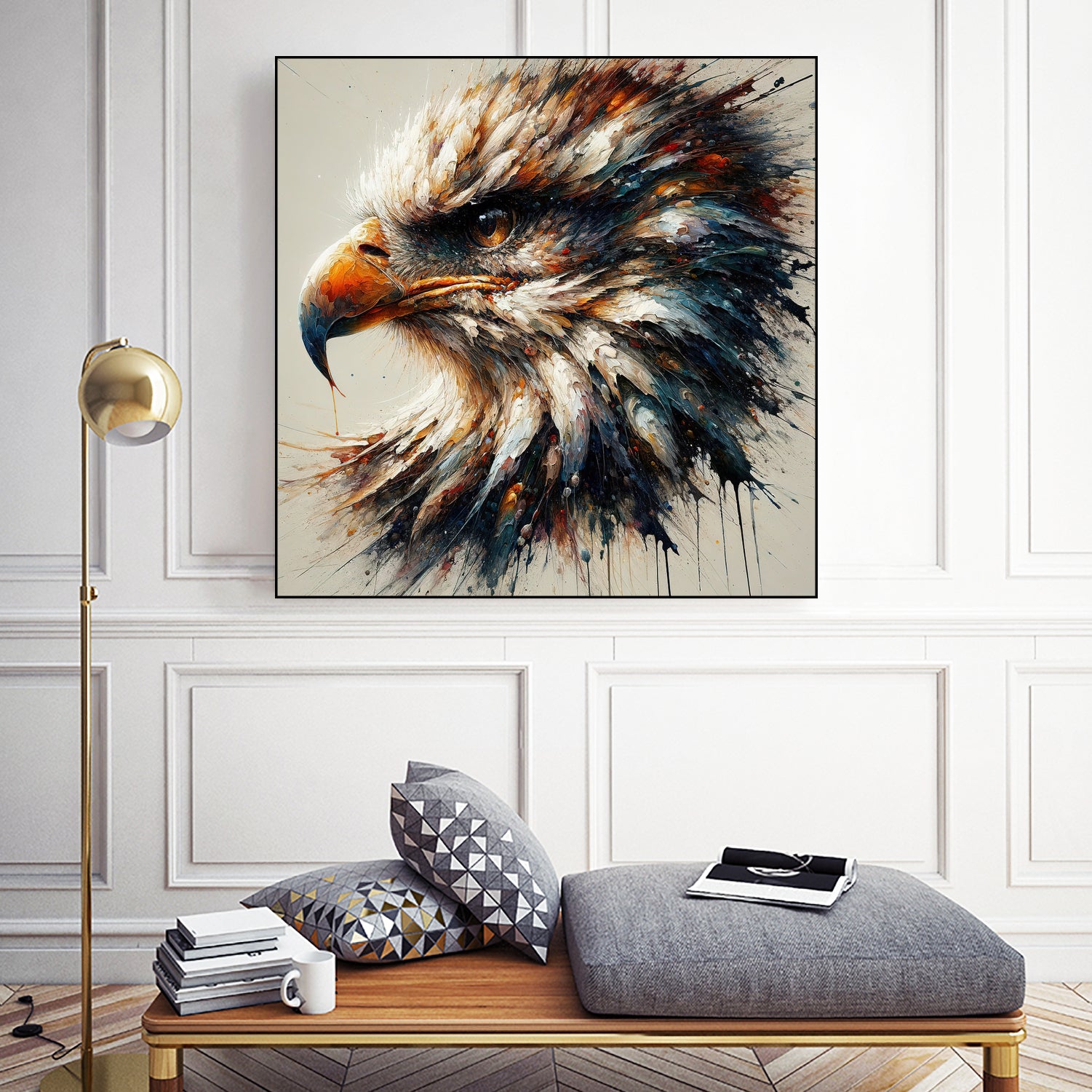 Powerful Eagle by Isabel Cerdá Muñoz on GIANT ART - brown digital painting