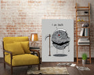 I am Death by Vincent Trinidad on GIANT ART - gray digital painting