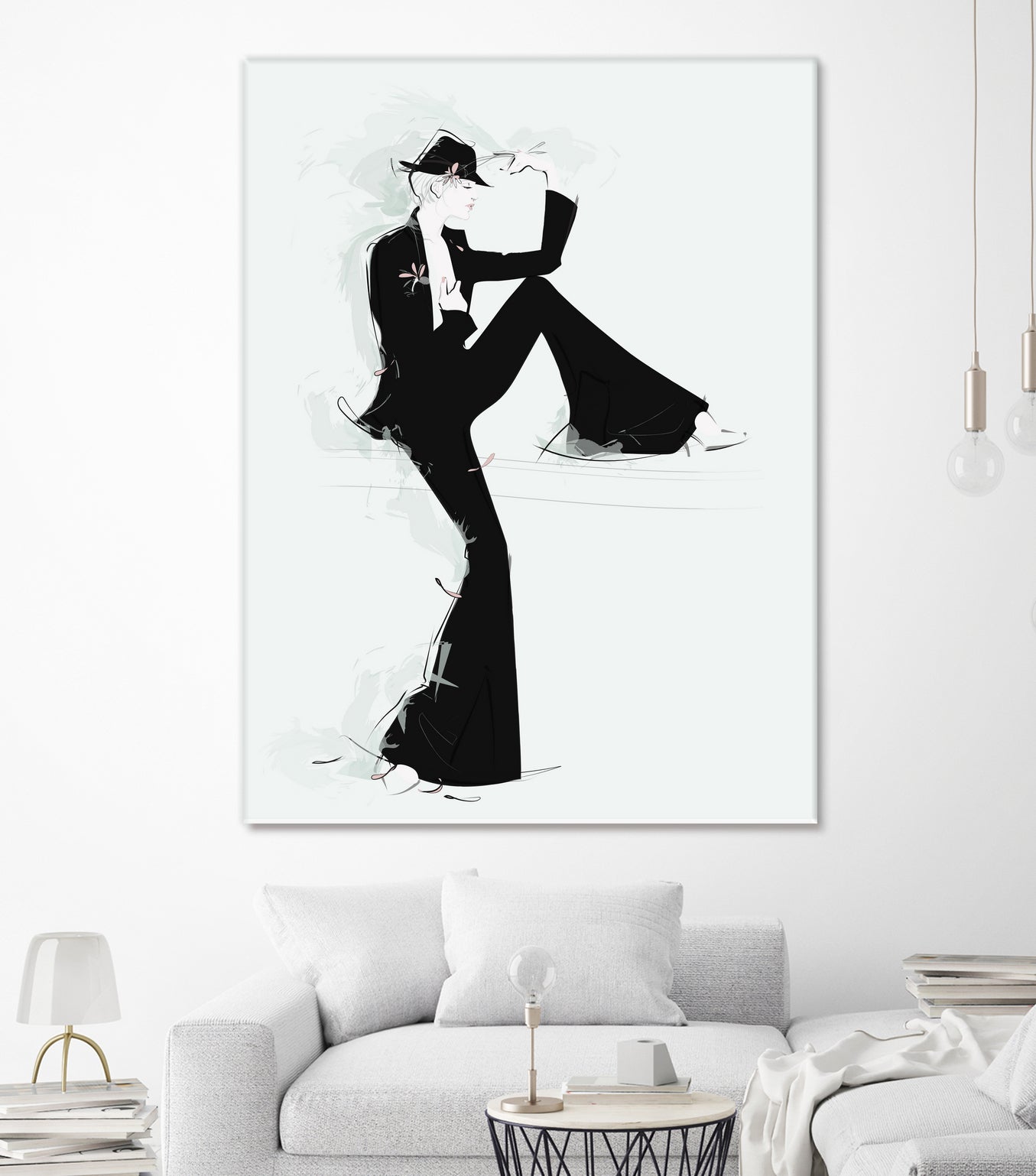 Tuxedo by Jennifer Griffey on GIANT ART - black digital painting