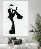 Tuxedo by Jennifer Griffey on GIANT ART - black digital painting