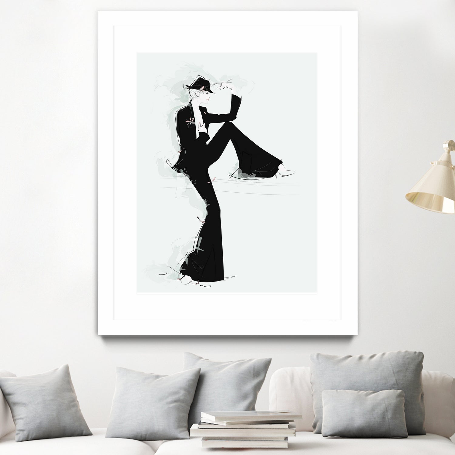 Tuxedo by Jennifer Griffey on GIANT ART - black digital painting