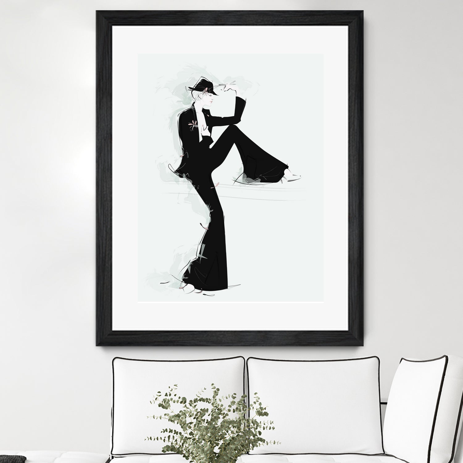 Tuxedo by Jennifer Griffey on GIANT ART - black digital painting