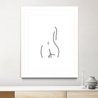 DERRIERE nude line art by Karli Florence on GIANT ART - white digital drawing