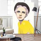 Nastya2 by Nadiia Cherkasova on GIANT ART - yellow digital drawing