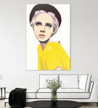 Nastya2 by Nadiia Cherkasova on GIANT ART - yellow digital drawing