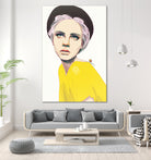 Nastya2 by Nadiia Cherkasova on GIANT ART - yellow digital drawing