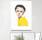 Nastya2 by Nadiia Cherkasova on GIANT ART - yellow digital drawing