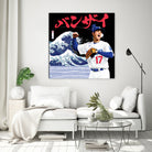 Ohtani BANZAI by Claudia Labarca on GIANT ART - blue digital painting
