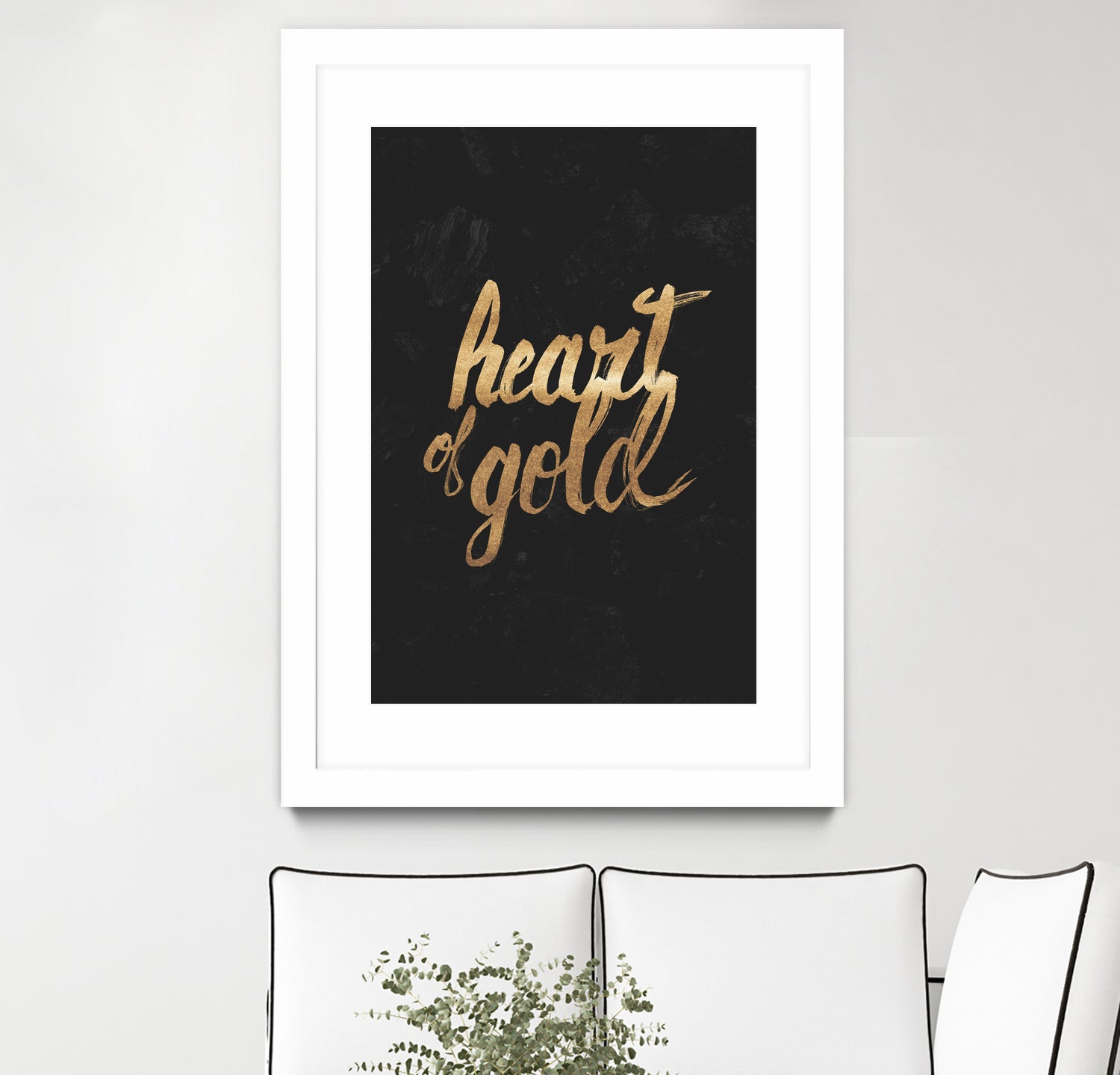 Heart of Gold by Arthur Willian Presser on GIANT ART - black typography