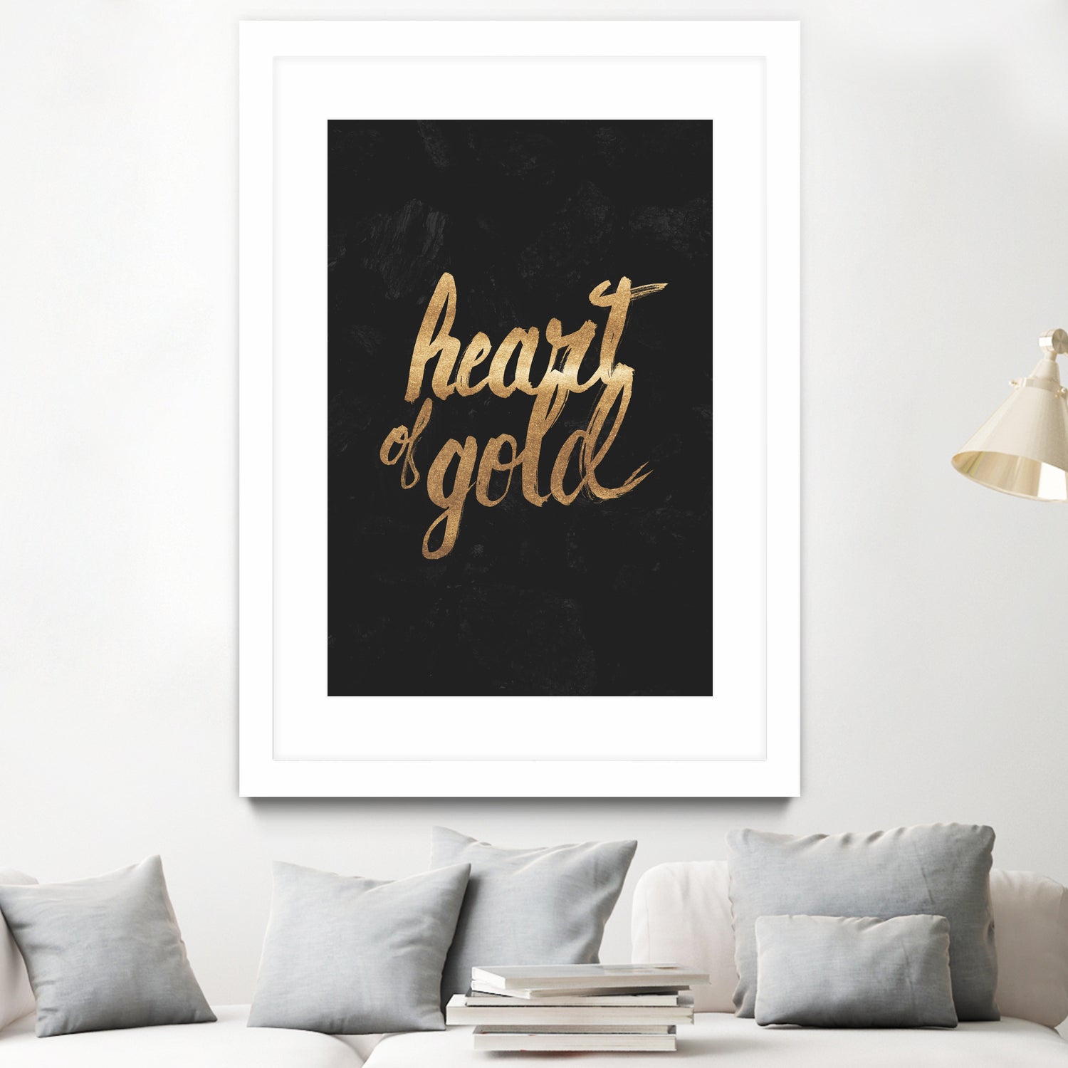 Heart of Gold by Arthur Willian Presser on GIANT ART - black typography