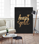 Heart of Gold by Arthur Willian Presser on GIANT ART - black typography