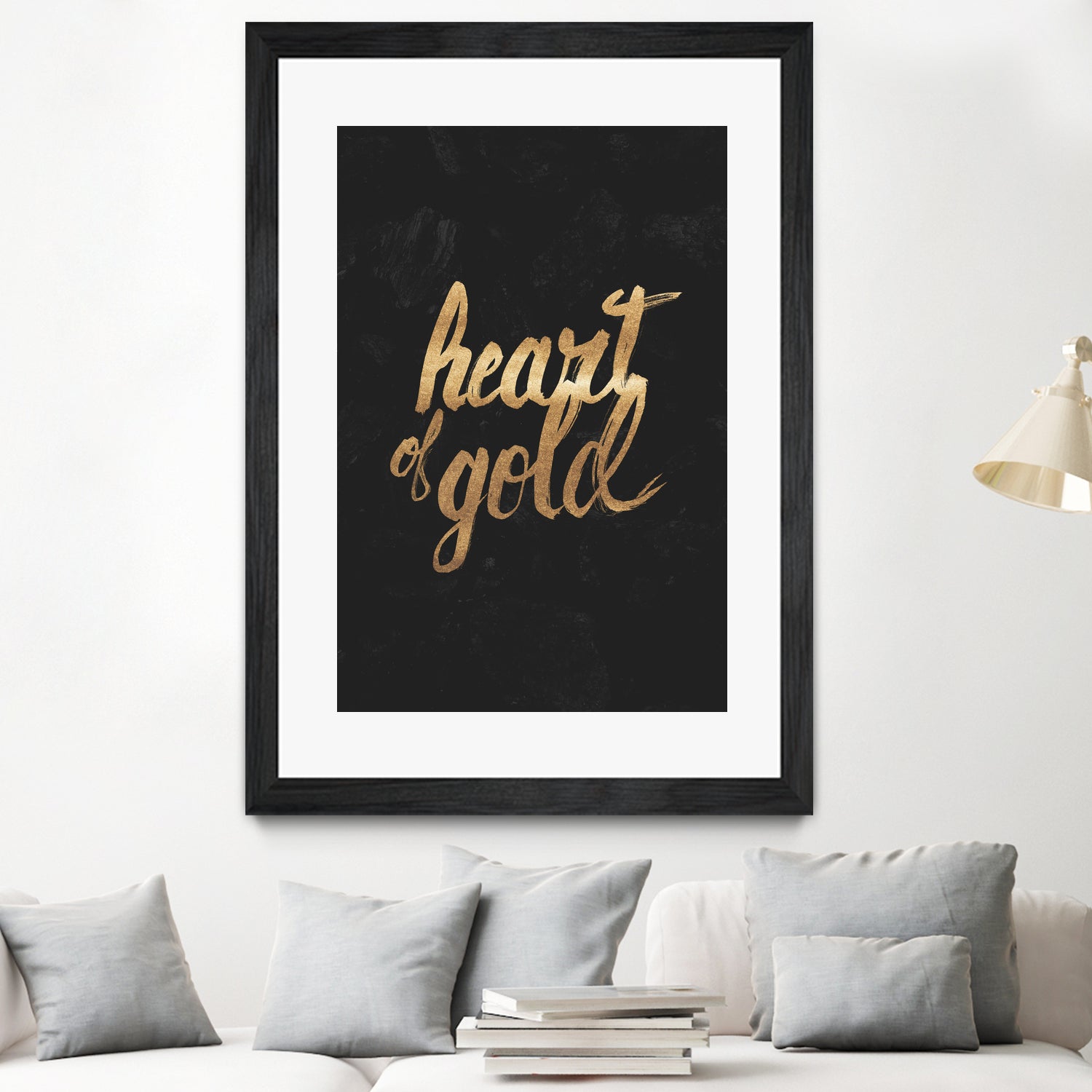 Heart of Gold by Arthur Willian Presser on GIANT ART - black typography