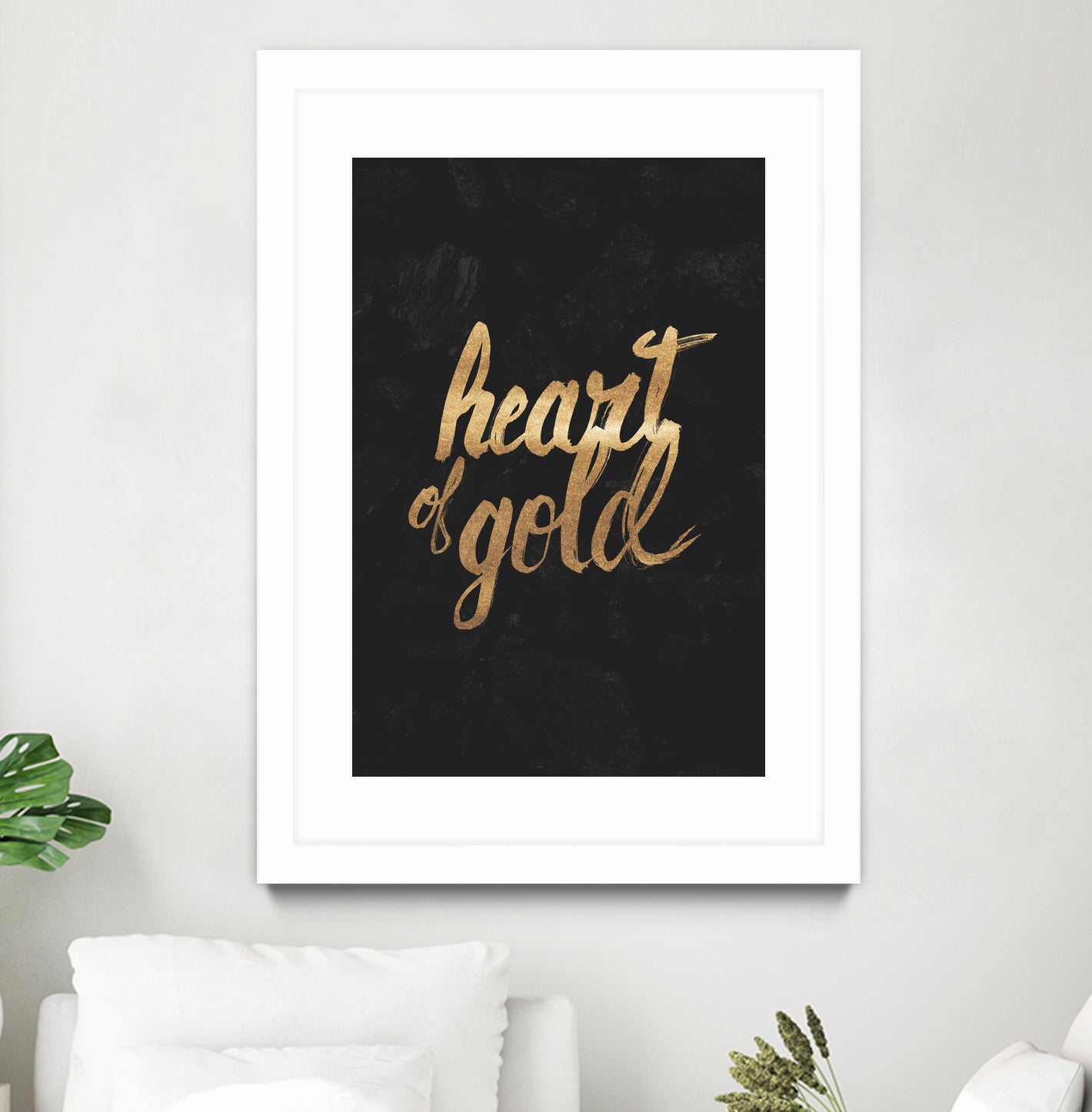 Heart of Gold by Arthur Willian Presser on GIANT ART - black typography