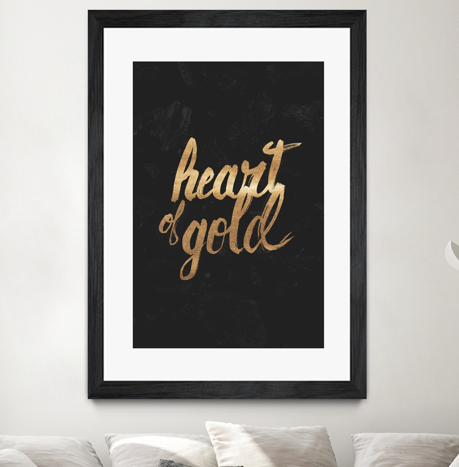 Heart of Gold by Arthur Willian Presser on GIANT ART - black typography