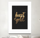 Heart of Gold by Arthur Willian Presser on GIANT ART - black typography