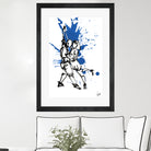 DancInk folks-37 by Nicolas Lachance-Brais on GIANT ART - blue digital painting