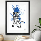 DancInk folks-37 by Nicolas Lachance-Brais on GIANT ART - blue digital painting