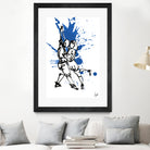 DancInk folks-37 by Nicolas Lachance-Brais on GIANT ART - blue digital painting