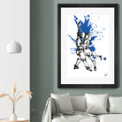 DancInk folks-37 by Nicolas Lachance-Brais on GIANT ART - blue digital painting