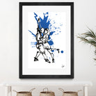 DancInk folks-37 by Nicolas Lachance-Brais on GIANT ART - blue digital painting