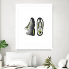 Nike AM95 by Herinson Alvarez on GIANT ART - white digital drawing