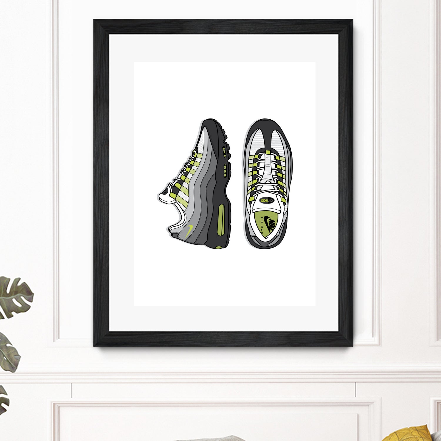 Nike AM95 by Herinson Alvarez on GIANT ART - white digital drawing