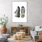 Nike AM95 by Herinson Alvarez on GIANT ART - white digital drawing