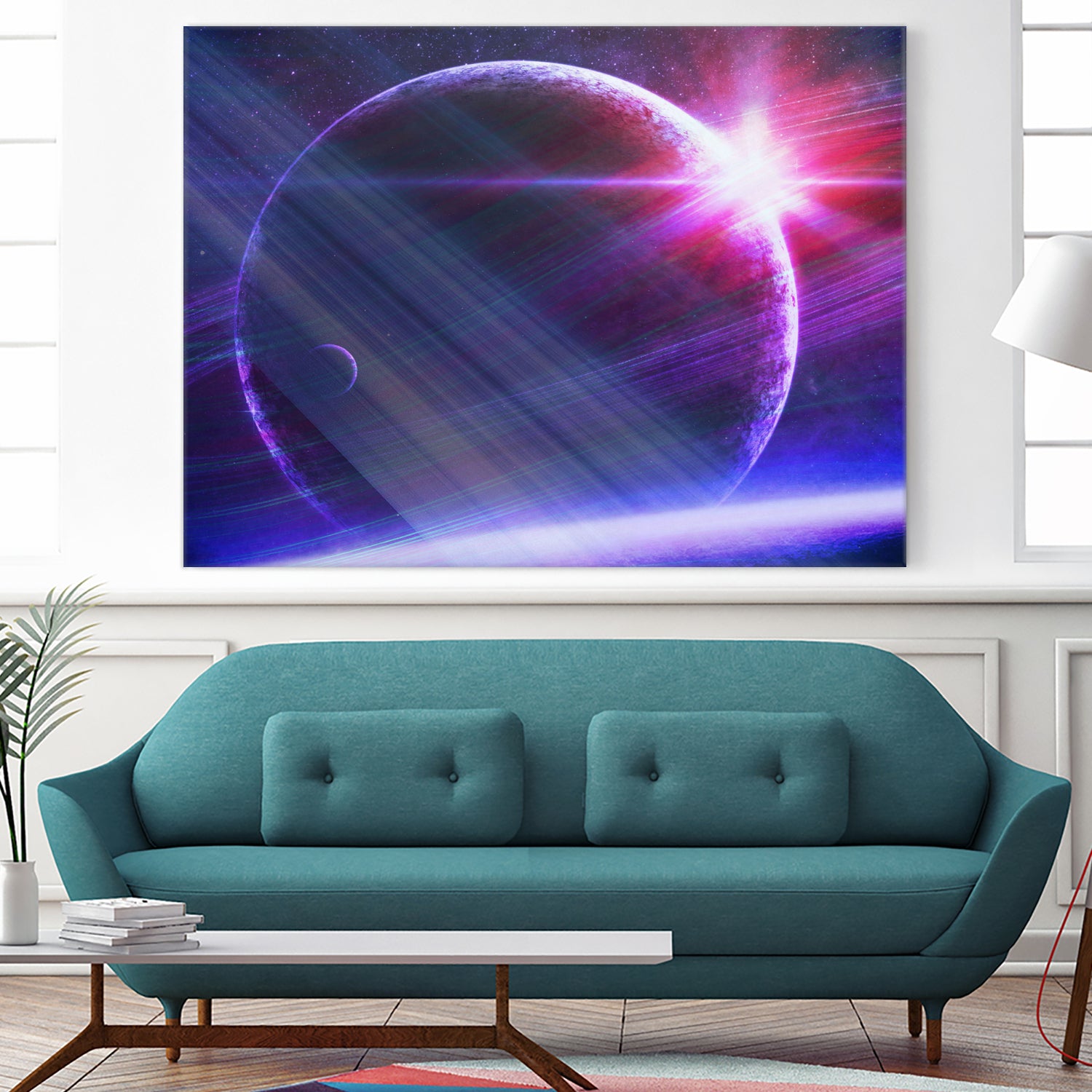 Parallel world by Carrie Lacey-Donahue on GIANT ART - fuchsia photo illustration