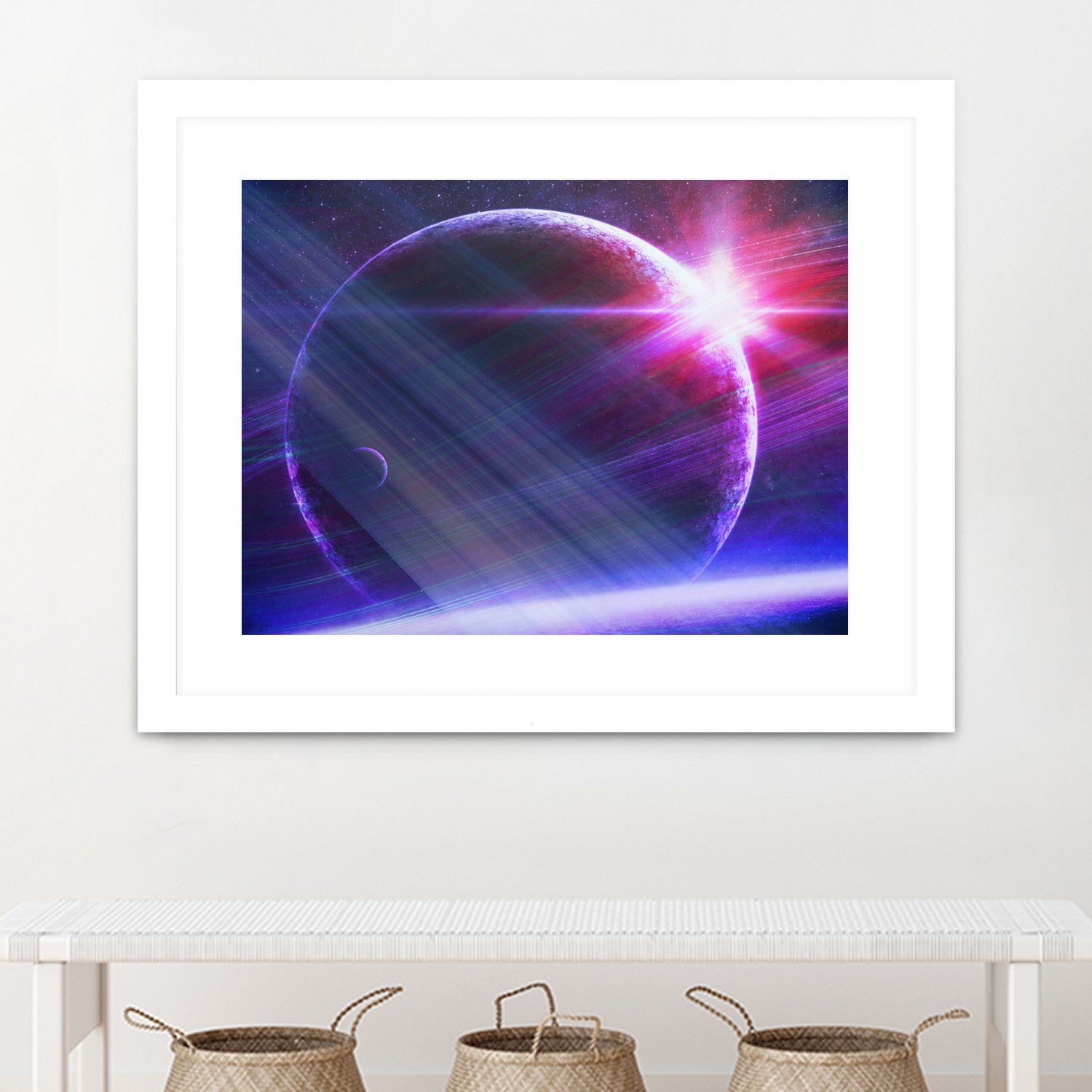 Parallel world by Carrie Lacey-Donahue on GIANT ART - fuchsia photo illustration