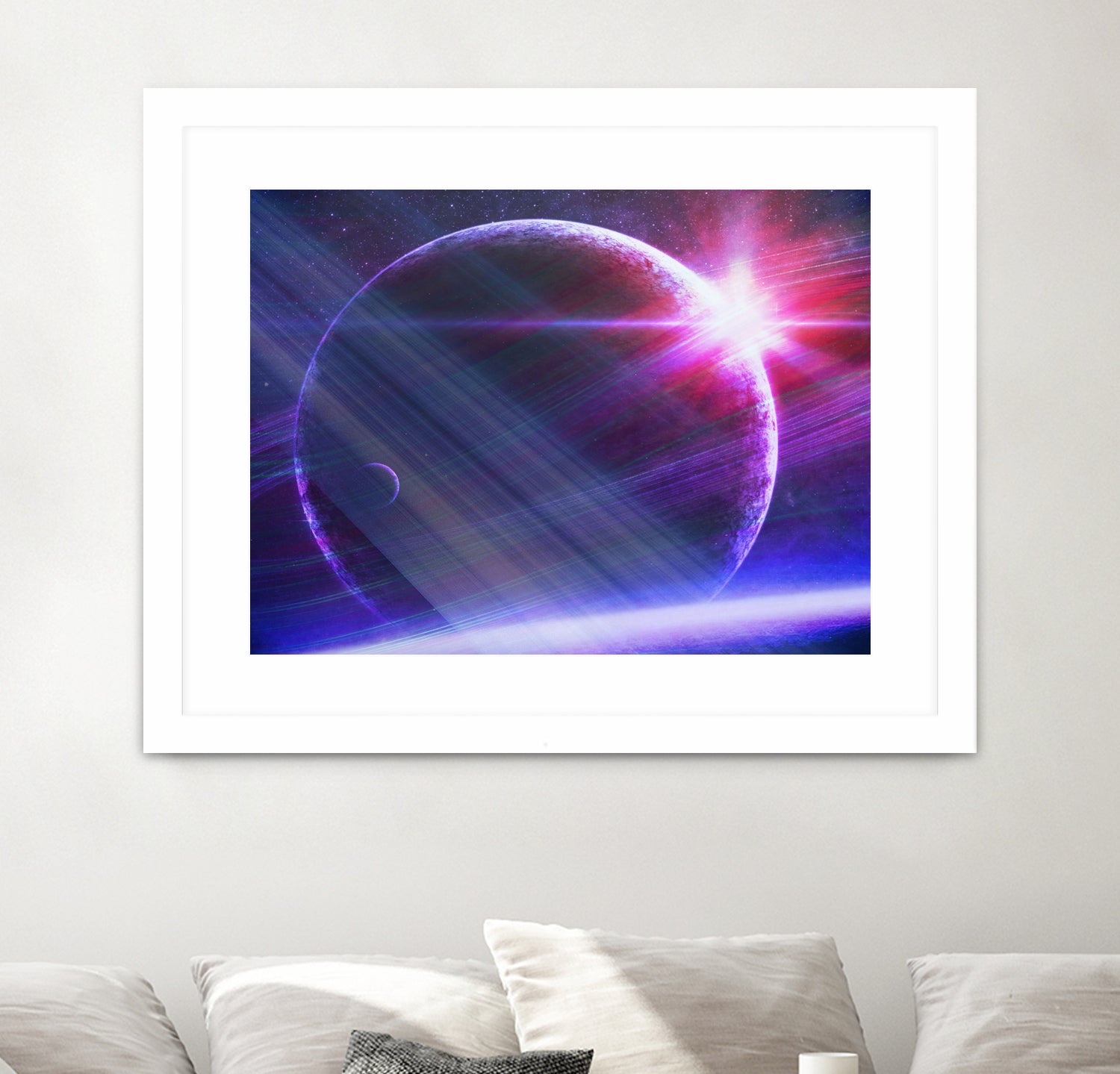 Parallel world by Carrie Lacey-Donahue on GIANT ART - fuchsia photo illustration