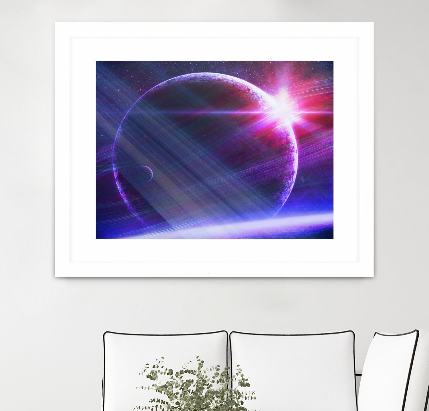 Parallel world by Carrie Lacey-Donahue on GIANT ART - fuchsia photo illustration