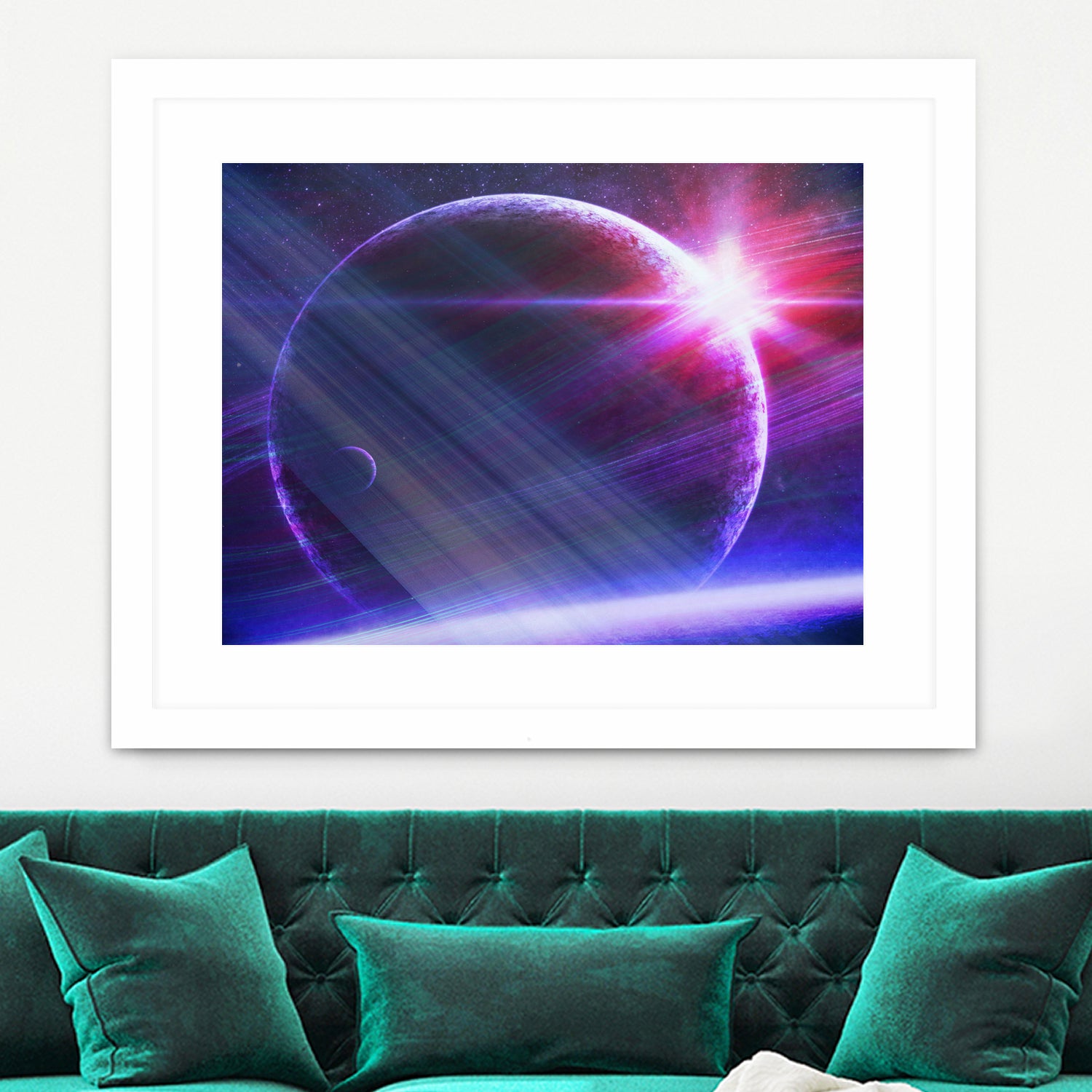 Parallel world by Carrie Lacey-Donahue on GIANT ART - fuchsia photo illustration