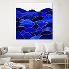 Blue Hills by Elisabeth Fredriksson on GIANT ART - blue mixed media