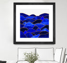 Blue Hills by Elisabeth Fredriksson on GIANT ART - blue mixed media