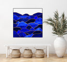 Blue Hills by Elisabeth Fredriksson on GIANT ART - blue mixed media