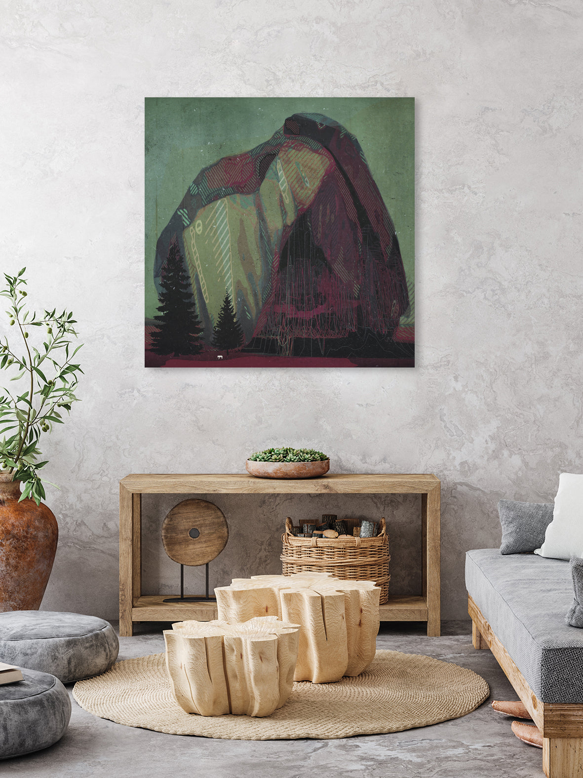 Human Nature by Jamison Gish on GIANT ART - green digital painting