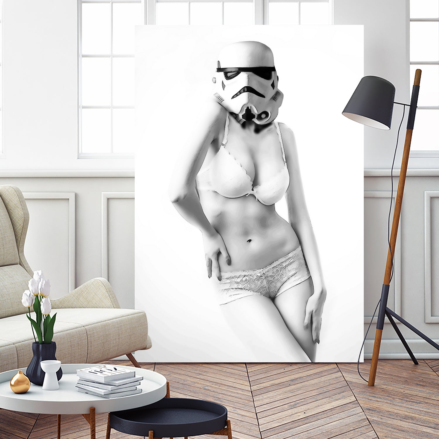 Sexy collection : sexy stormtrooper by Julien Kaltnecker on GIANT ART - black character design