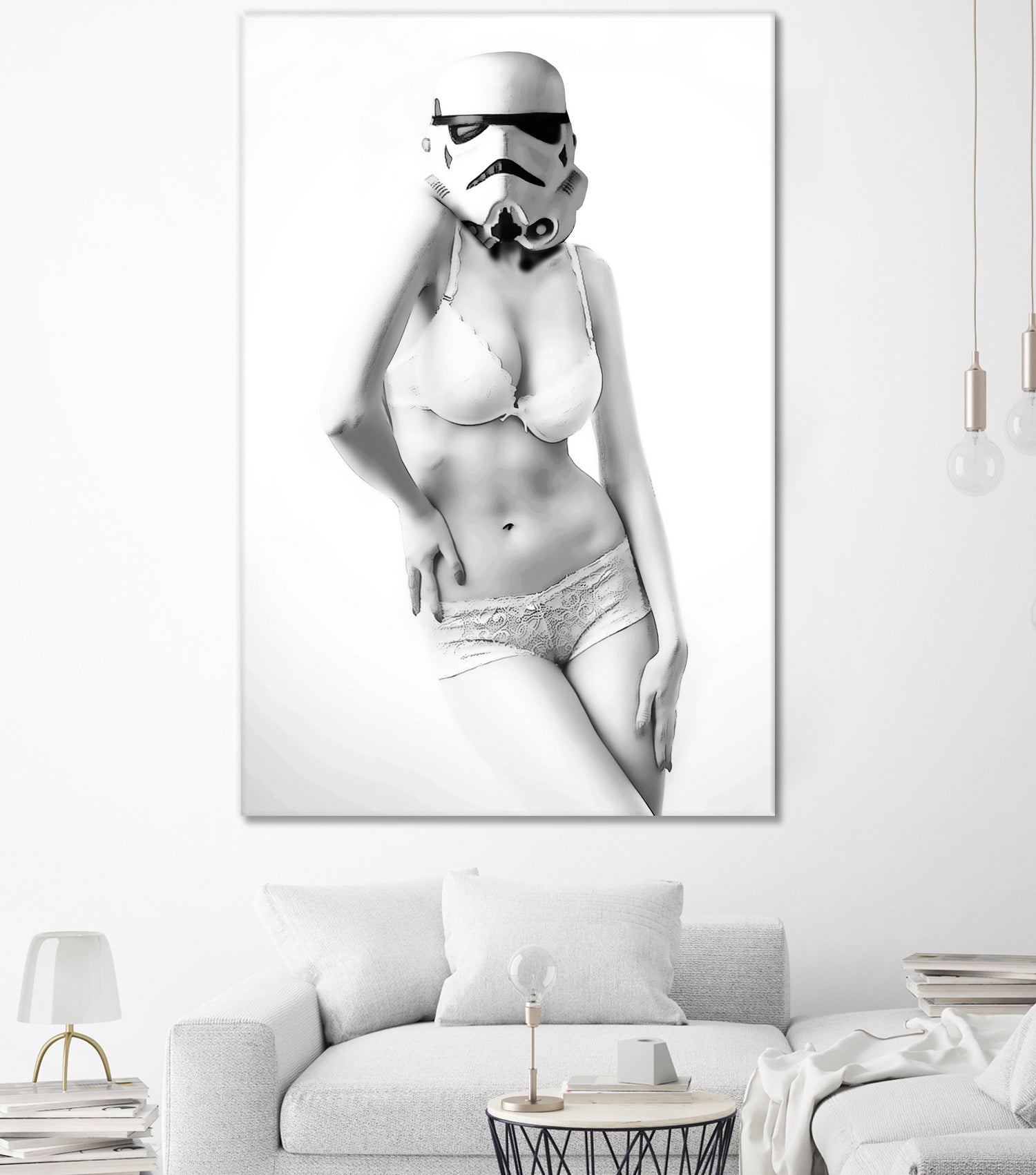 Sexy collection : sexy stormtrooper by Julien Kaltnecker on GIANT ART - black character design