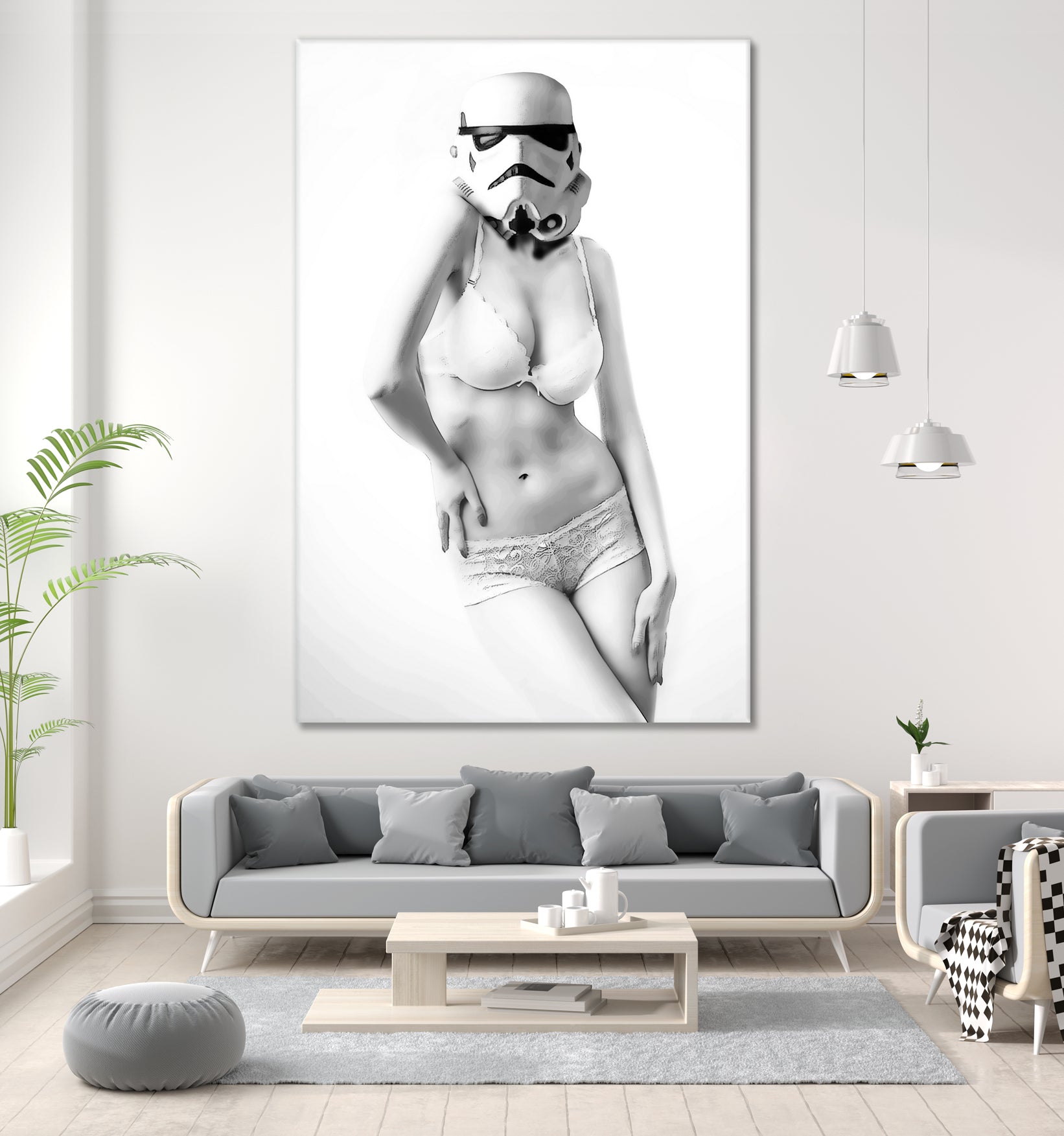 Sexy collection : sexy stormtrooper by Julien Kaltnecker on GIANT ART - black character design