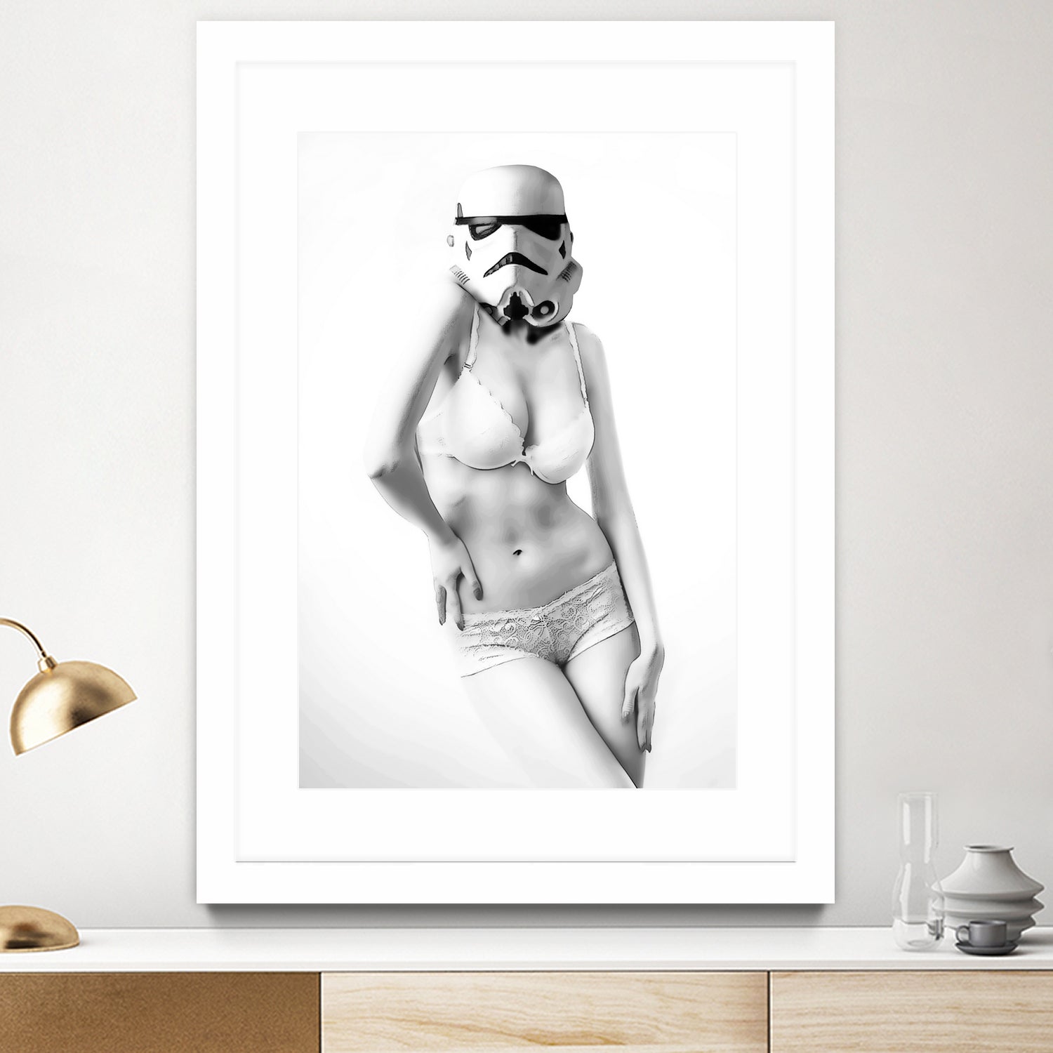 Sexy collection : sexy stormtrooper by Julien Kaltnecker on GIANT ART - black character design